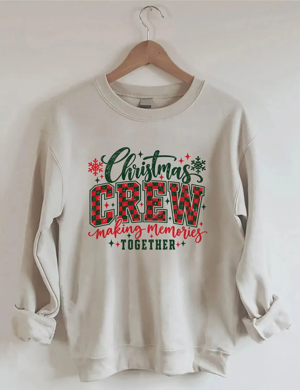 Christmas Crew Making Memories Together Holiday Season Sweatshirt